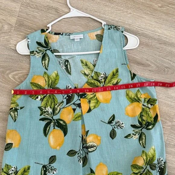 Linen J.Jill lemon 🍋 Dress S - Picture 8 of 12